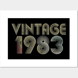 36th Birthday Gift Vintage 1983 Posters and Art